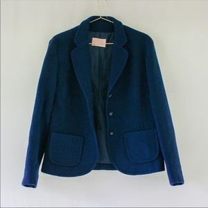 Vintage Pendleton Wool Blazer Navy Blue